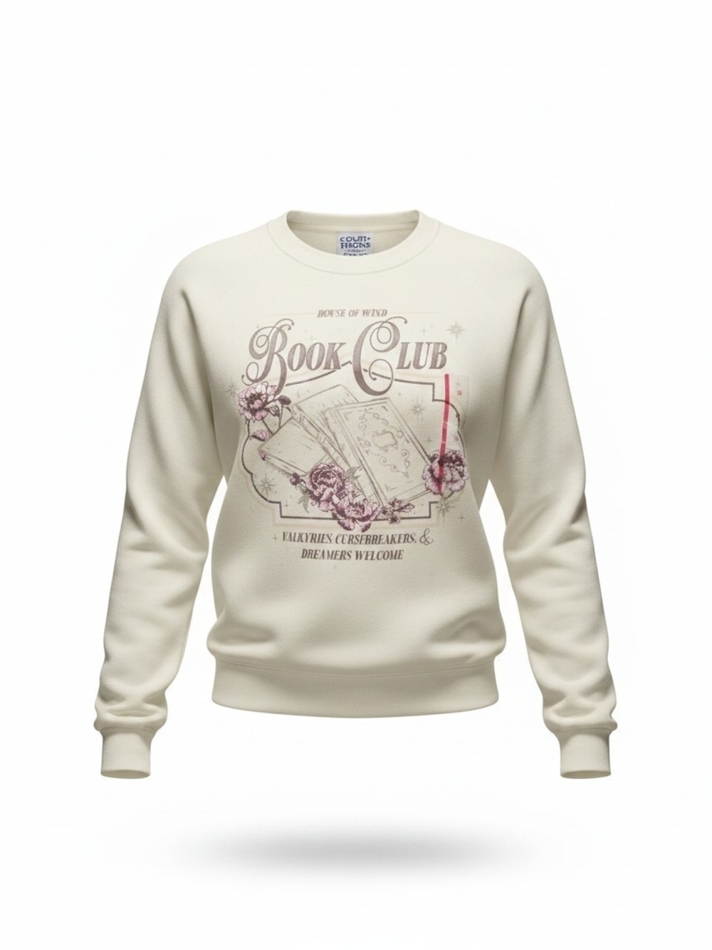 NWT ACOTAR House of Wind Book Club Sweatshirt Sand Crewneck XS